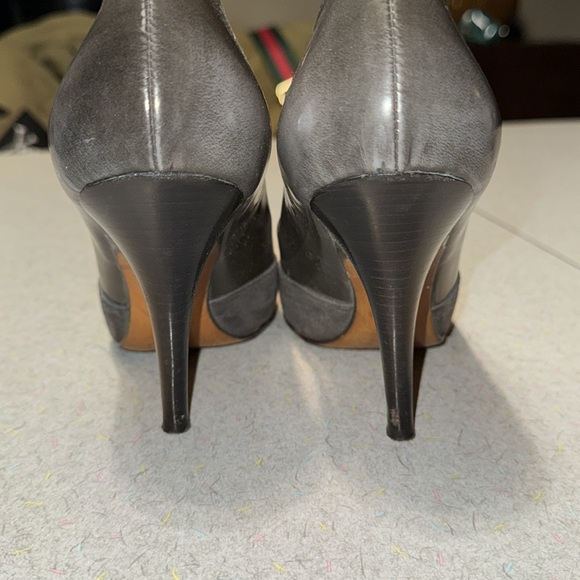 Celine Pumps Leather with Suede Pointed Toe Size 36 / Women’s 6 vintage luxury - Picture 4 of 5